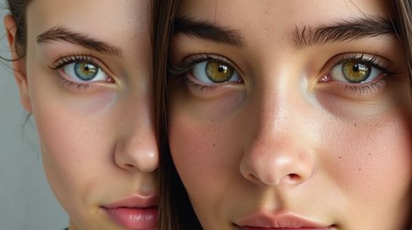 Comment distinguer les yeux hazel des yeux verts?